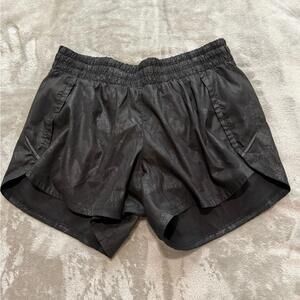 Athleta Black Layered Athletic Shorts